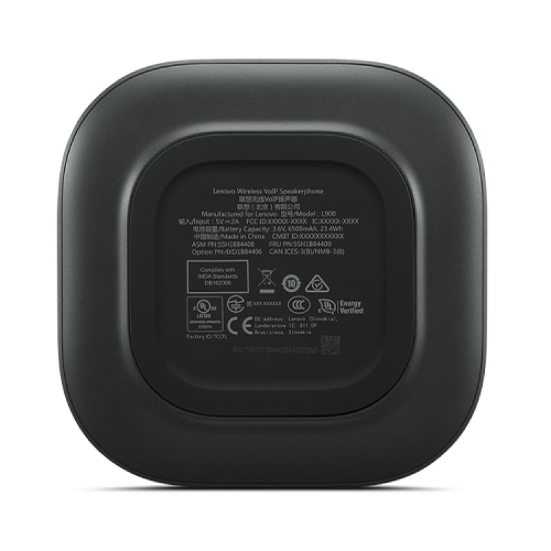 Lenovo 4XD1B84406 Bluetooth conference speaker Black 5.0