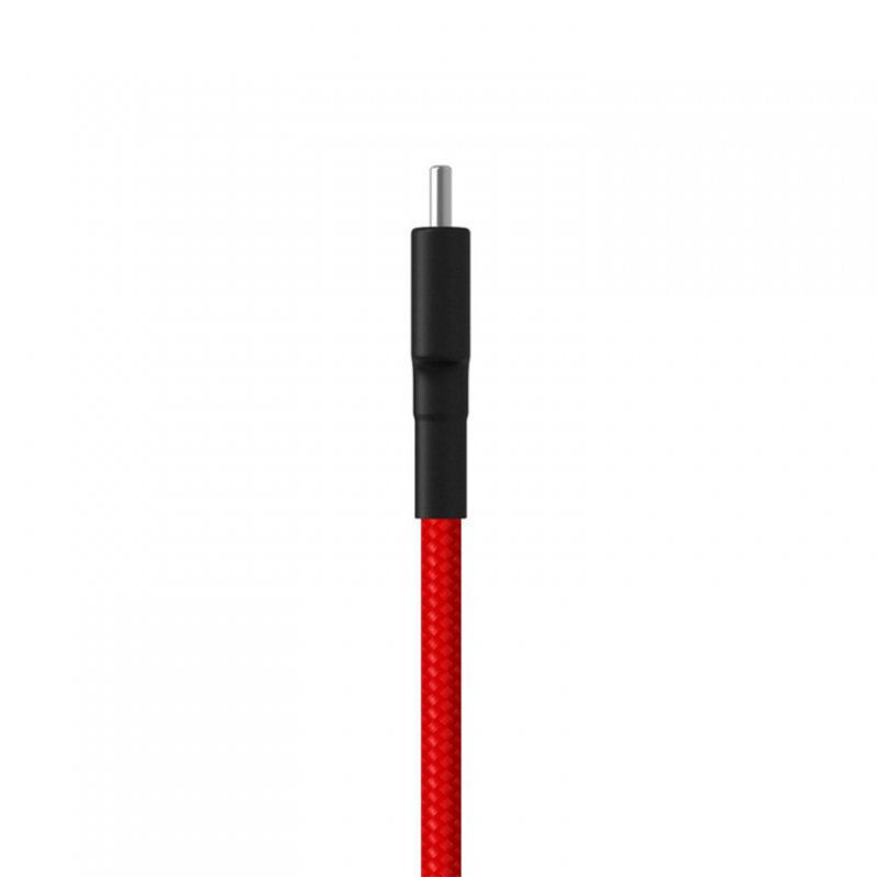 Cable Xiaomi compatible USB type A - C M/M 1m (Noir/Rouge)