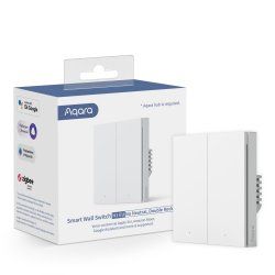 Aqara WS-EUK02 interrupteur d'éclairage Polycarbonate (PC) Blanc