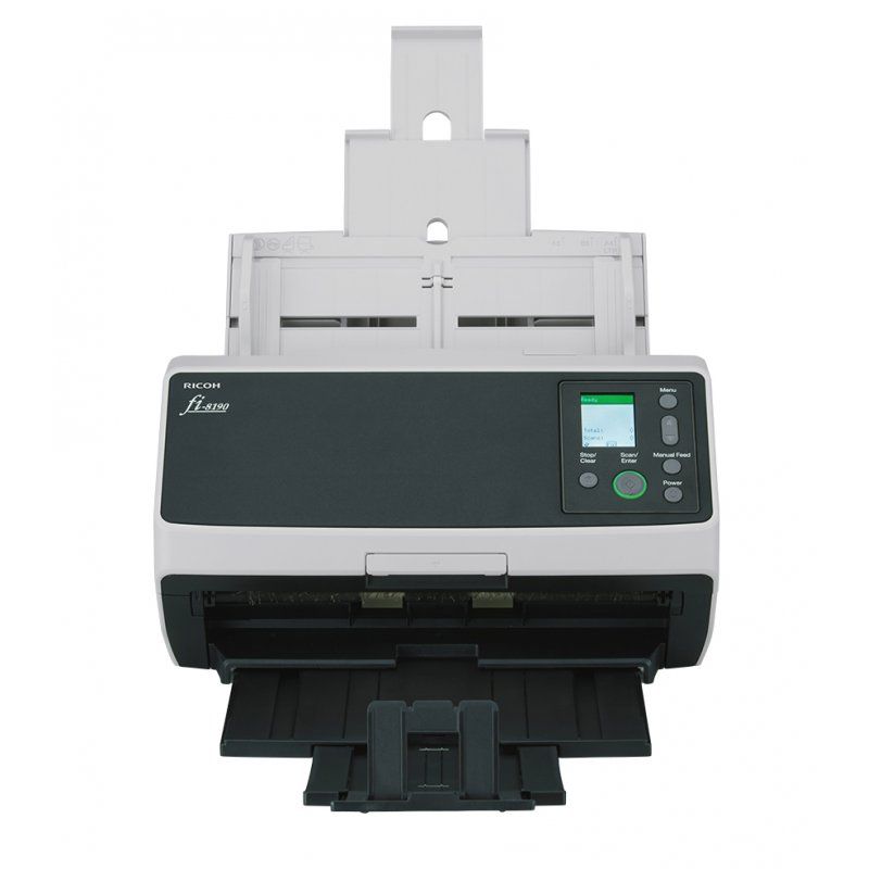 Ricoh fi-8190 ADF + Manual feed scanner 600 x 600 DPI A4 Black, Grey