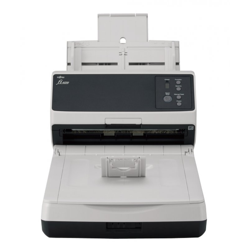 Fujitsu fi-8250 ADF + Manual feed scanner 600 x 600 DPI A4 Black, Grey