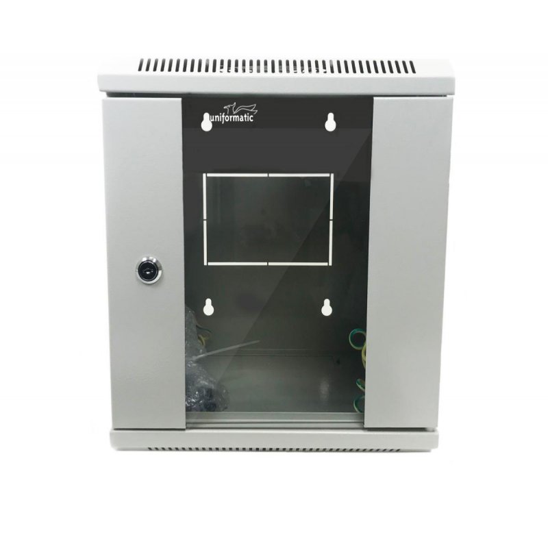 Uniformatic 27207 étagère 7U Rack monté sur le mur Gris