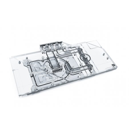 Alphacool Eisblock Aurora GPX-A Radeon RX 6800/6800XT Gaming X Trio mit Backplate - Acryl + Nickel
