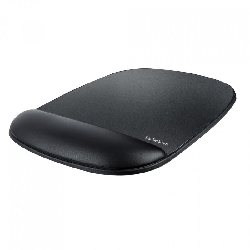 StarTech.com Mouse Pad with Hand rest, 6.7x7.1x 0.8in (17x18x2cm), Ergonomic Mouse Pad with Wrist Support, Desk Wrist Pa