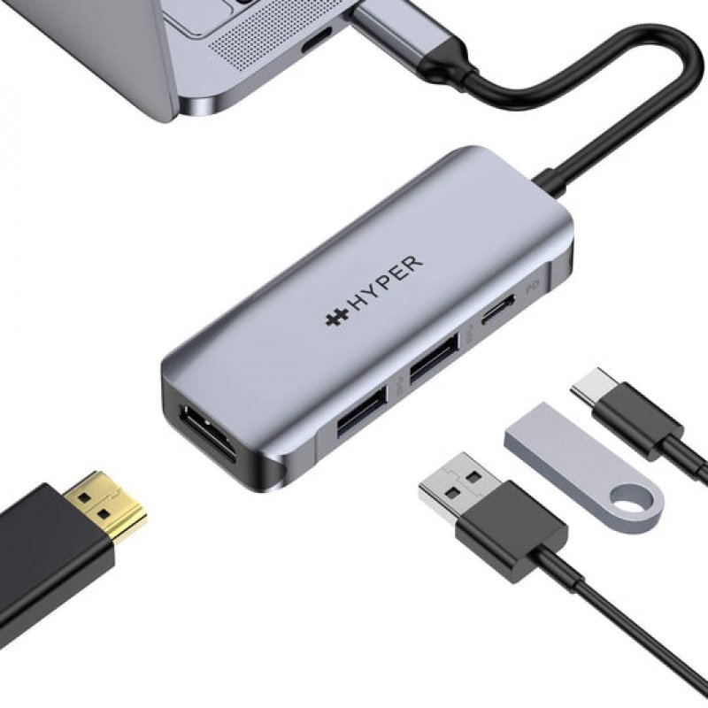 HD 4-in-1 USB-C Hub