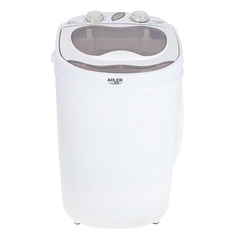 Adler AD 8055 machine à laver Charge par dessus 3 kg Crème, Blanc