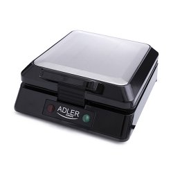 Adler AD 3036 moule à gauffres 4 gauffre(s) 1500 W Noir, Gris