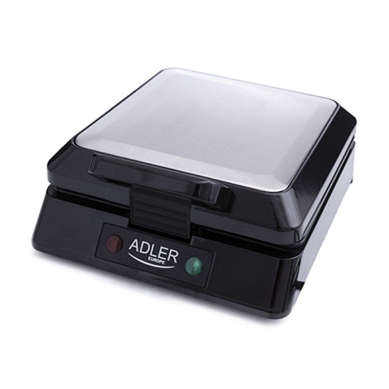 Adler AD 3036 moule à gauffres 4 gauffre(s) 1500 W Noir, Gris