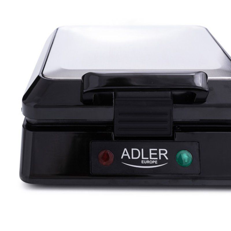 Adler AD 3036 moule à gauffres 4 gauffre(s) 1500 W Noir, Gris