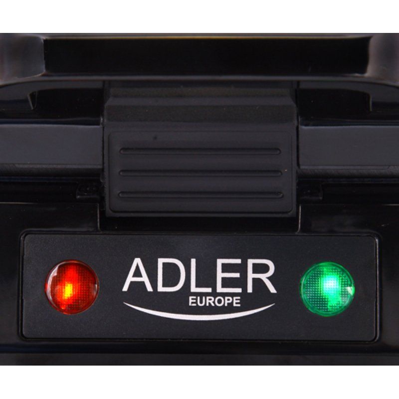 Adler AD 3036 moule à gauffres 4 gauffre(s) 1500 W Noir, Gris