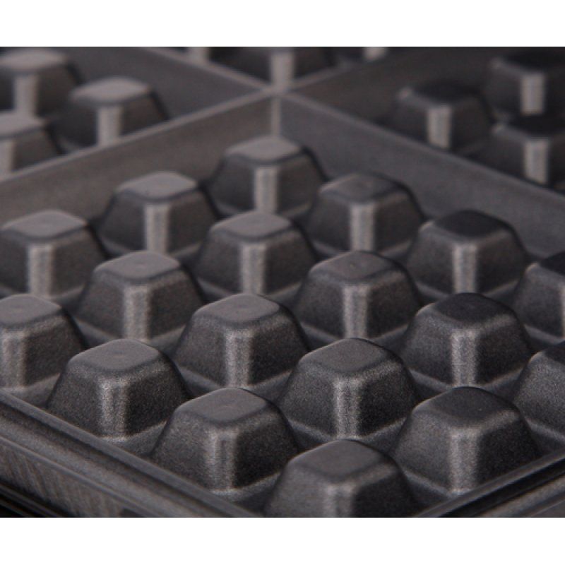 Adler AD 3036 moule à gauffres 4 gauffre(s) 1500 W Noir, Gris