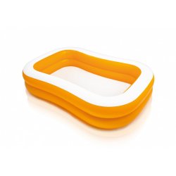 Intex 57181 piscine hors sol Piscine gonflable Oval Blanc, Jaune