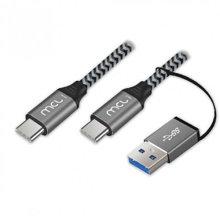 MCL USB 3.2 Type C mesh cable 10G 100W