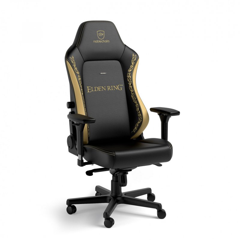noblechairs NBL-HRO-PU-ERE Siège pour jeu vidéo Siège de jeu sur PC Siège rembourré Noir, Or