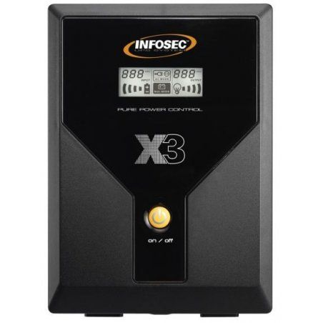 Infosec X3 EX 3000 uninterruptible power supply (UPS) Line-Interactive 3 kVA 1800 W 4 AC outlet(s)