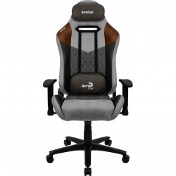 Aerocool DUKE AeroSuede Siège de jeu universel Noir, Marron, Gris
