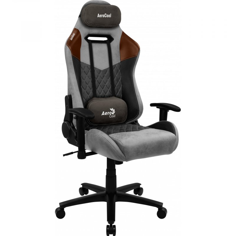 Aerocool DUKE AeroSuede Siège de jeu universel Noir, Marron, Gris