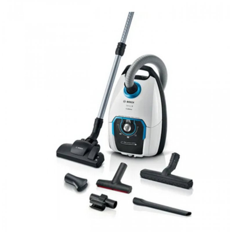 Bosch Serie 8 BGB75XSIL vacuum 5 L Drum vacuum Dry 650 W Dust bag