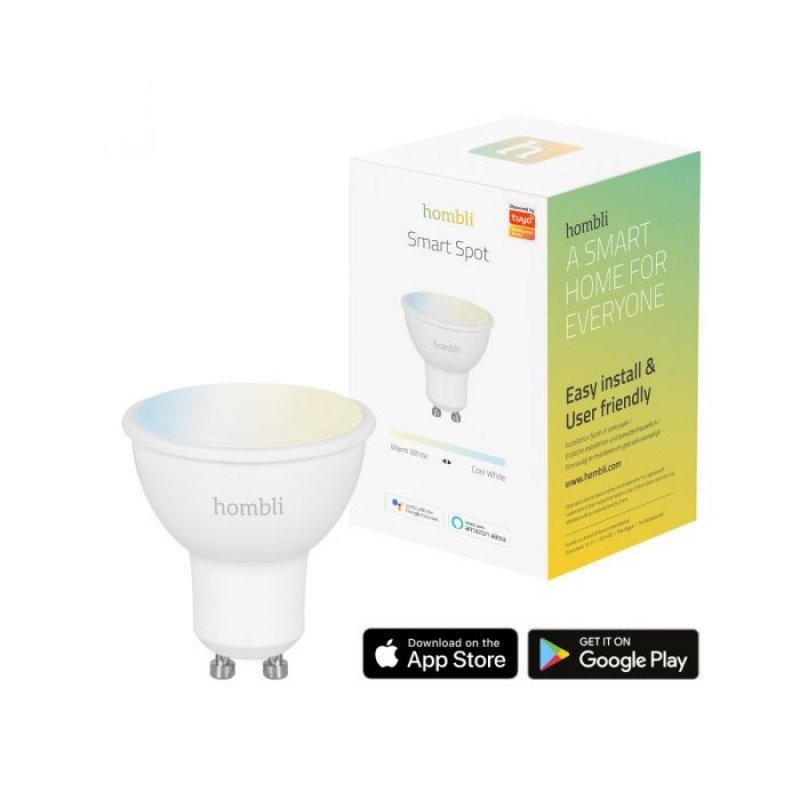 Hombli HBGB-0225 éclairage intelligent Ampoule intelligente 4,5 W Blanc Wi-Fi