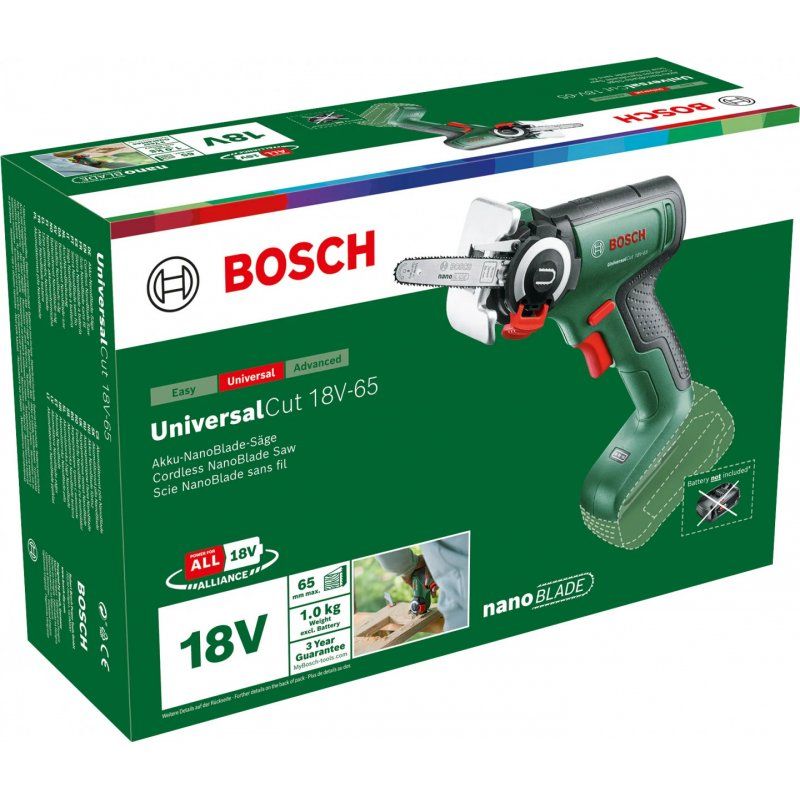 Bosch UniversalCut 18V-65 power jigsaw 8000 spm 1 kg