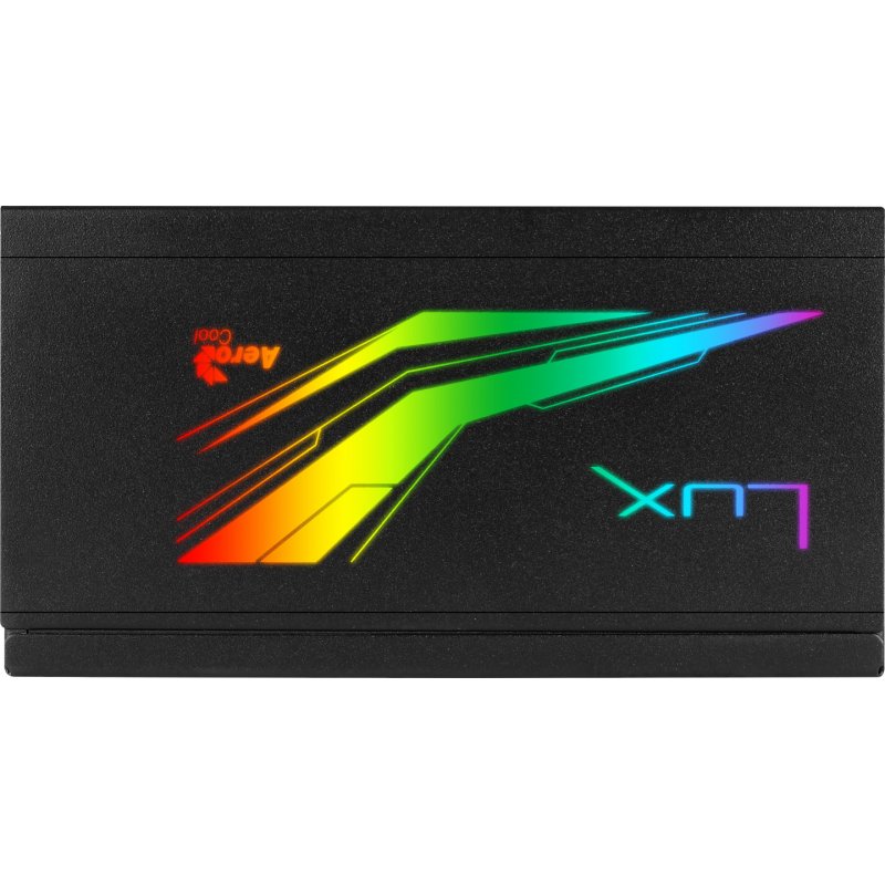 Aerocool LUXRGB1000M Modular PC Power Supply RGB 1000W 80 Plus Gold Black