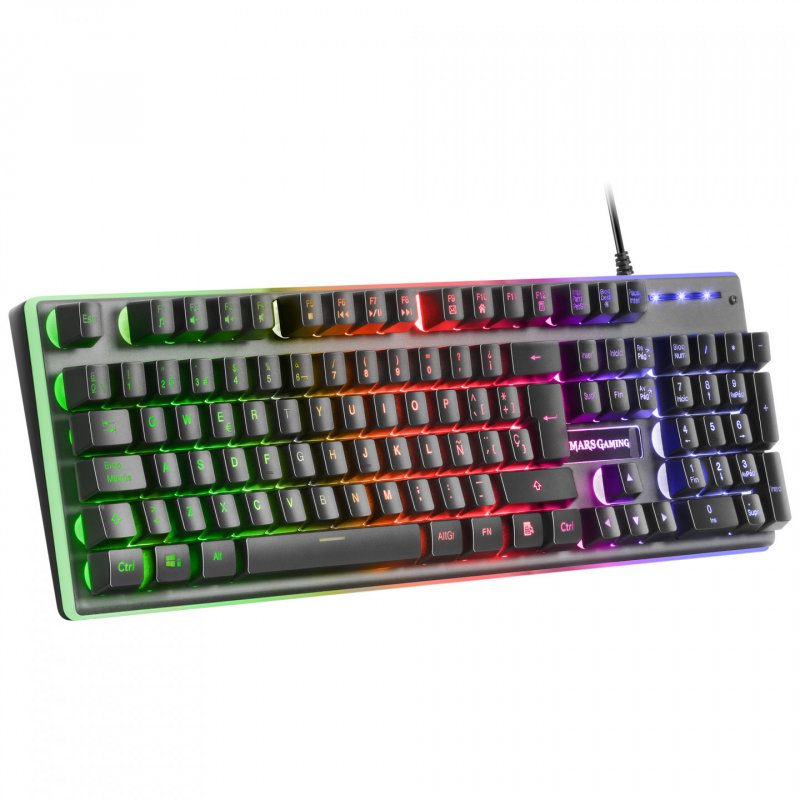 Mars Gaming MK220FR clavier USB Français Noir, Gris