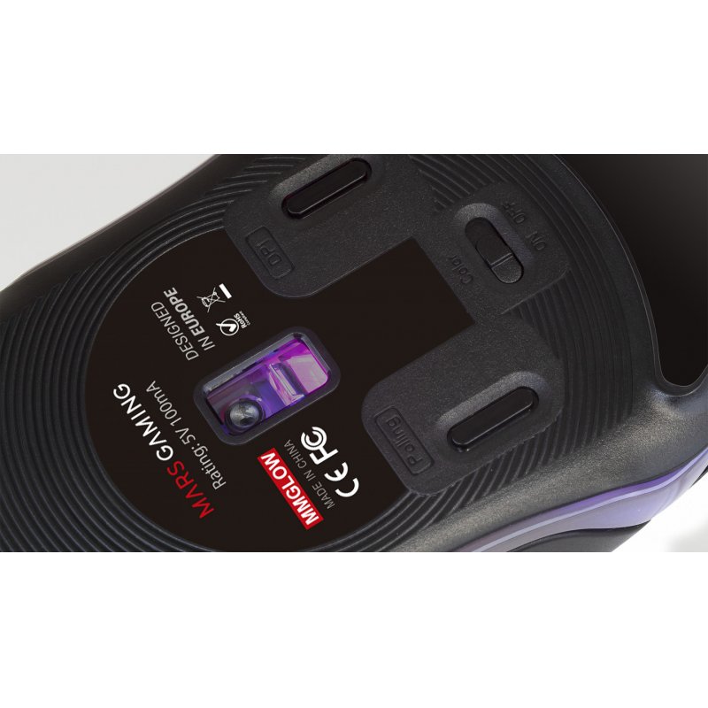 Mars Gaming MMGLOW souris Droitier USB Type-A 12800 DPI