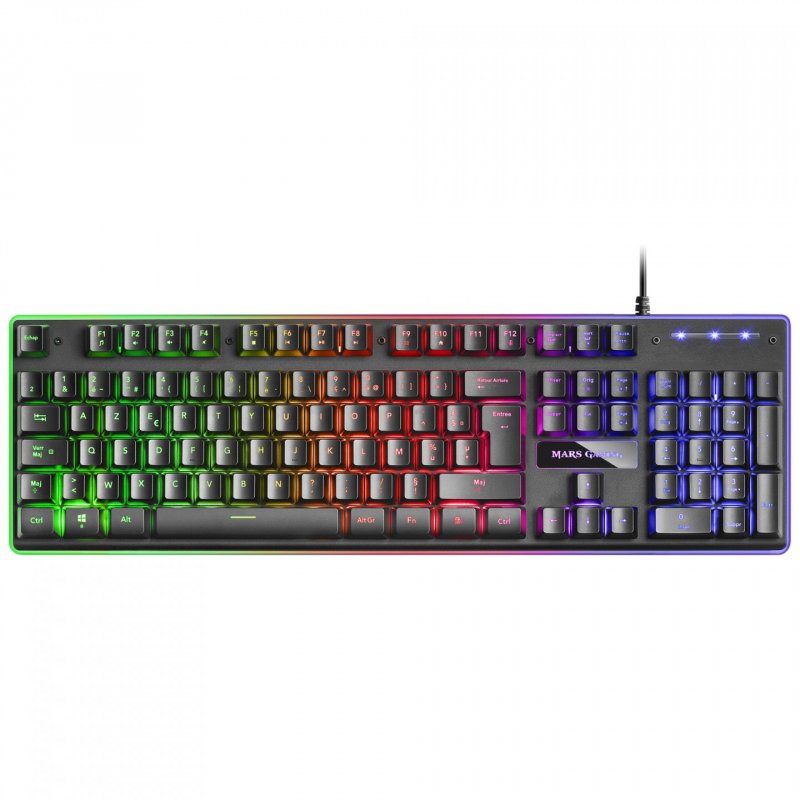 Mars Gaming MCPEXFR clavier Souris incluse USB Français Noir