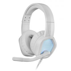 Mars Gaming MH320 Casque Avec fil Arceau Jouer USB Type-A Blanc