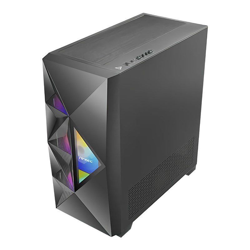 Boitier Moyen Tour ATX Antec Dark Fleet DF800 Flux RGB avec panneau vitré (Noir)