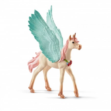 Schleich - Bayala - Decorated unicorn Pegasus, foal (70575)