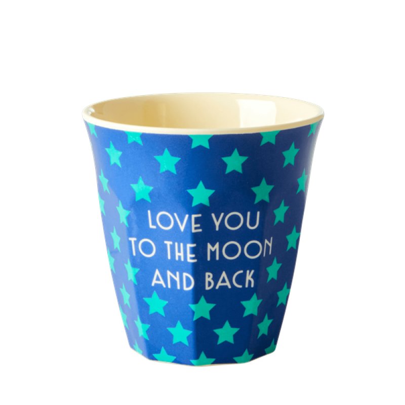 Rice - 6 Pcs Small Melamine Kids Cups -  Funky Print