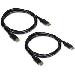 6 FT. DISPLAYPORT 1.2 CABLE 2 PACK