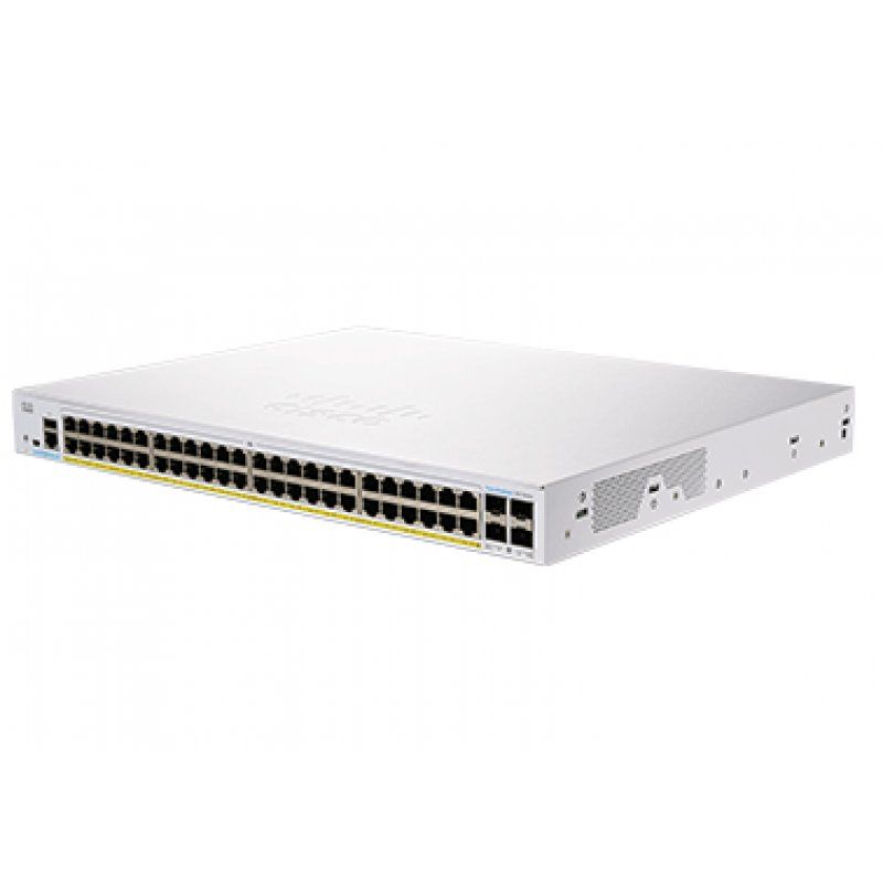 Cisco CBS350-48FP-4X-UK commutateur réseau Géré L2/L3 Gigabit Ethernet (10/100/1000) Argent