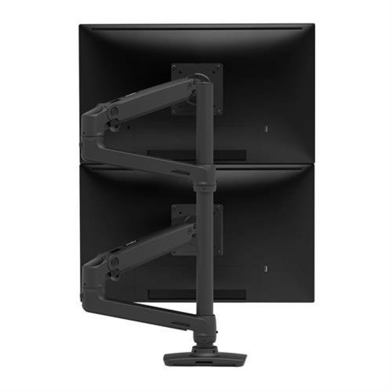 LX DUAL STACKING ARM TALL POLE MATTE BLACK