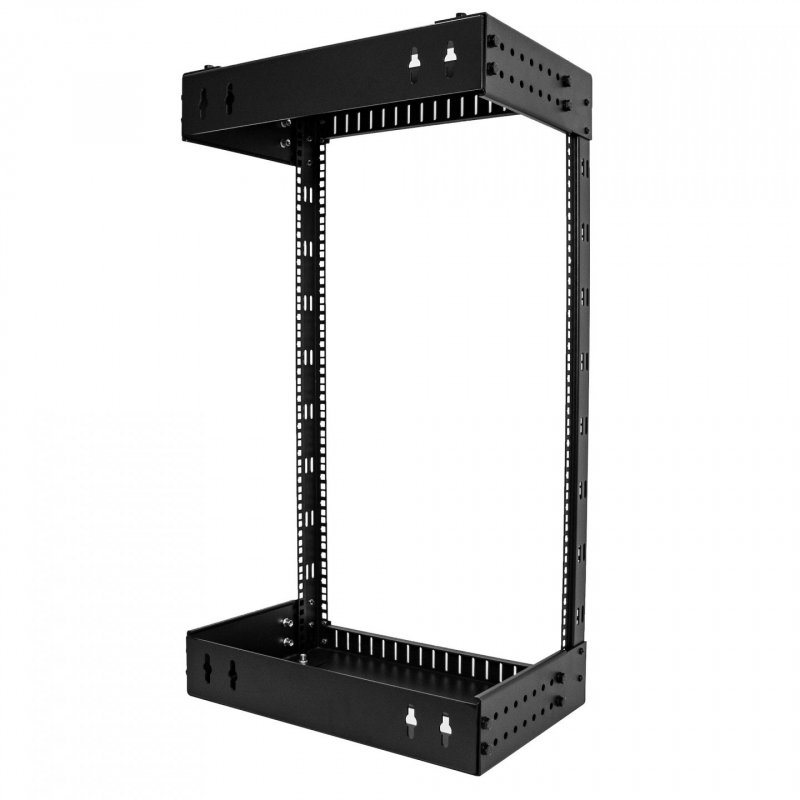 OPEN FRAME WALL MOUNT EQUIPMENTRACK 18U ADJUSTABLE DEP