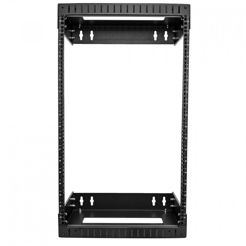 StarTech.com Baie de Brassage Murale 19 pouces 18U - Rack Mural Profondeur Réglable 12-20" - Baie de Brassage Réseau O