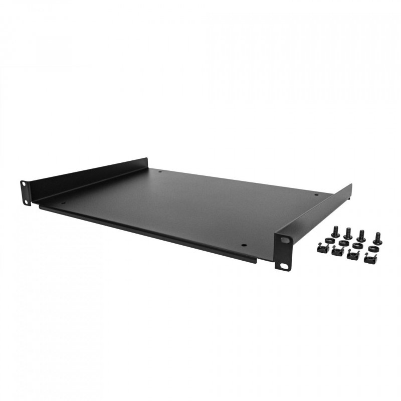 StarTech.com 1U Server Rack Shelf - Universal Rack Mount Cantilever Shelf for 19" Network Equipment Rack & Cabinet - Dur