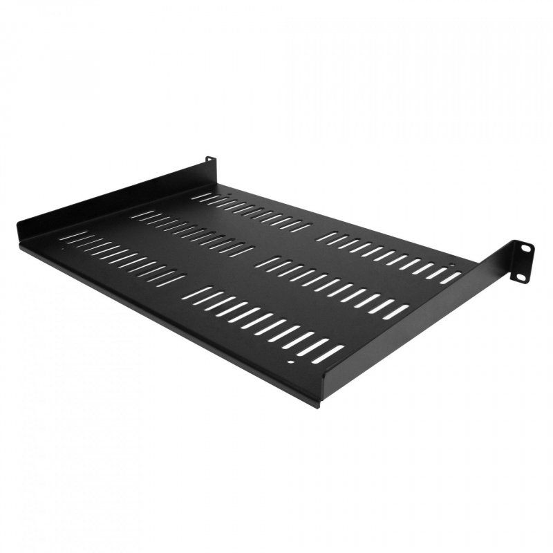 StarTech.com Étagère Rack 19 pouces 1U - Plateau Rackable Universel Ventilé - Étagère Baie de Brassage - Étagère 