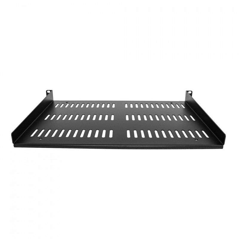 1U VENTED RACK SHELF - 12 IN (30.5CM) DEEP 1U SHELF - VENTED
