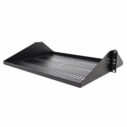 StarTech.com Étagère Rack 19 pouces 2U - Plateau Rackable Universel Ventilé - Étagère Baie de Brassage - Étagère 