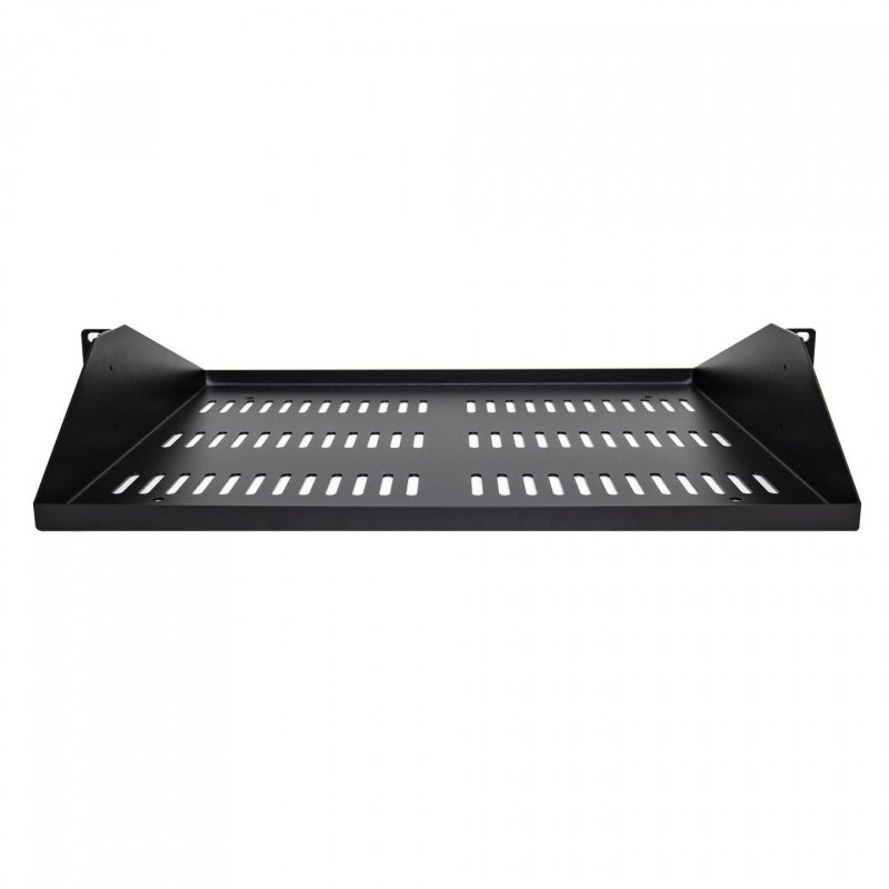 StarTech.com Étagère Rack 19 pouces 2U - Plateau Rackable Universel Ventilé - Étagère Baie de Brassage - Étagère 