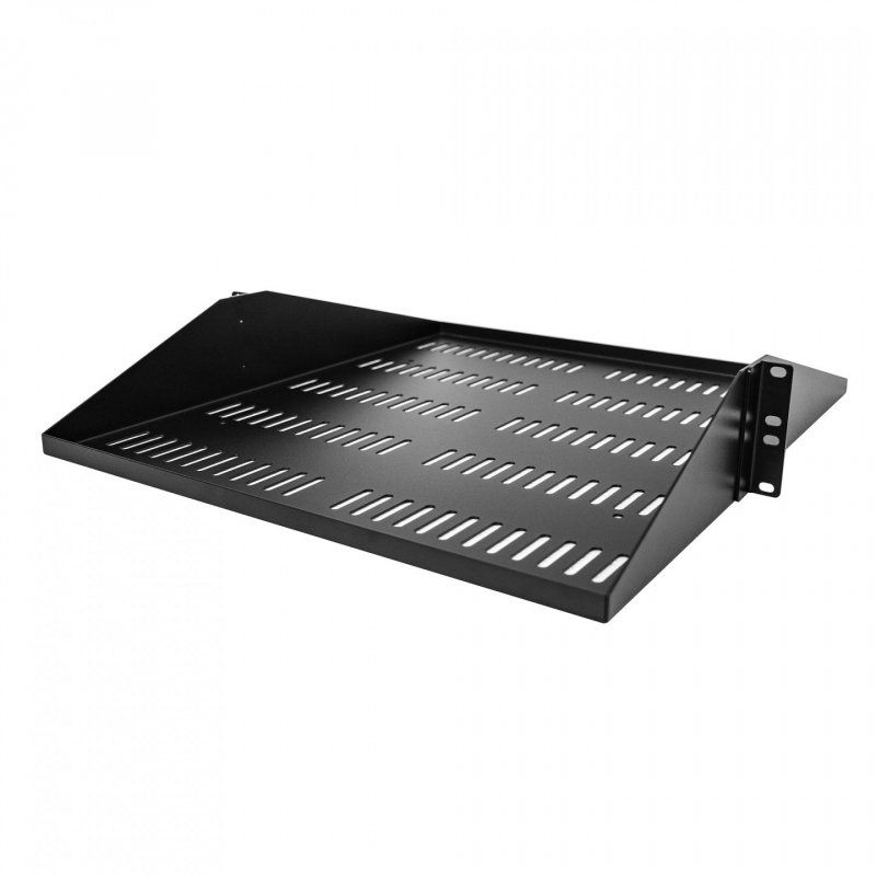 StarTech.com Étagère Rack 19 pouces 2U - Plateau Rackable Universel Ventilé - Étagère Baie de Brassage - Étagère 
