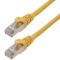 CABLE RJ45 100 PRCT COPPER CAT 6 A S FTP LSZH 3M YELLOW