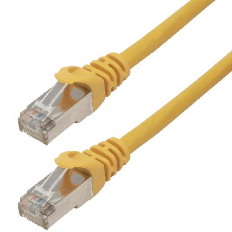 MCL 3m Cat6a S/FTP networking cable Yellow S/FTP (S-STP)