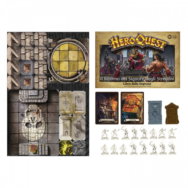 Hasbro Gaming Avalon Hill HeroQuest Le retour du Seigneur sorcier
