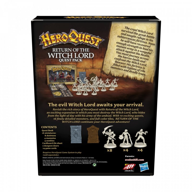 HEROQUEST - Extension : Le retour du seigneur sorcier (FR)