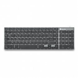 NGS FORTUNE-BT, AZERTY, FR keyboard Bluetooth French Black, Silver