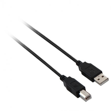 USB2.0 A TO B CABLE 5M BLACK M/M 100PCT COPPER CONDUCTOR .