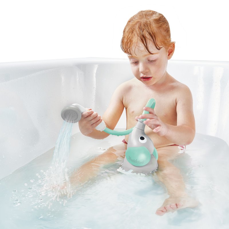 Yookidoo 40212 bath game/toy/sticker Bath animal Grey, Teal